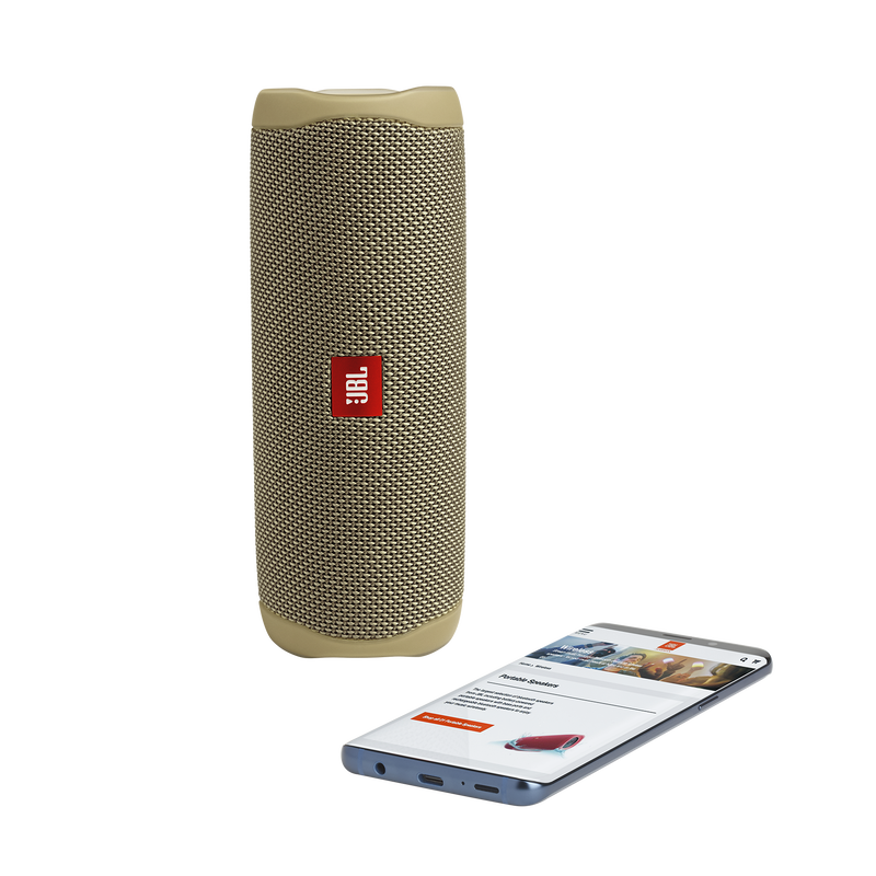 JBL Flip 5 - Sand - Portable Waterproof Speaker - Detailshot 2 image number null